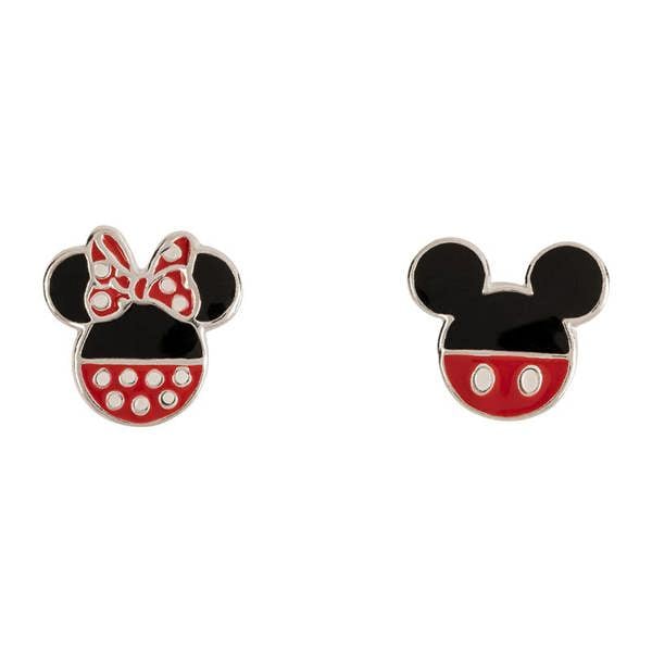 Disney Mickey and Minnie Earrings E906665SL-PA