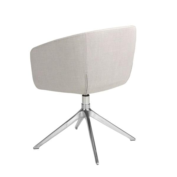 Angel Cerdá Light Grey Fabric Swivel Chair 4133