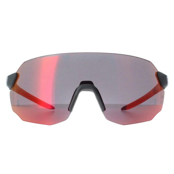 Under Armour Sunglasses Halftime 2M8 Matte Grey Orange Ruby Red Mirror