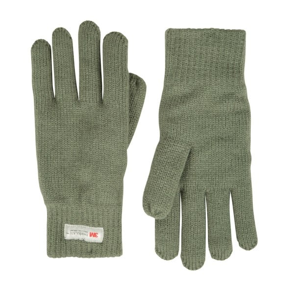 Mountain Warehouse Womens/Ladies Thinsulate Fleece Beanie & Gloves Set - Green