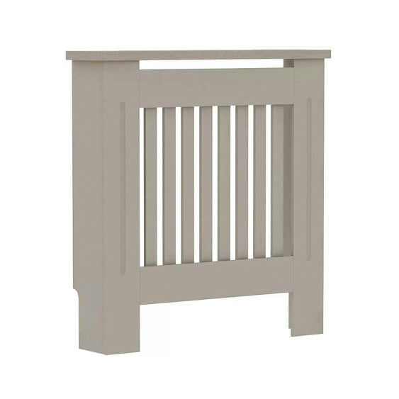 Neo Grey Decorative Wooden Radiator Cover Small