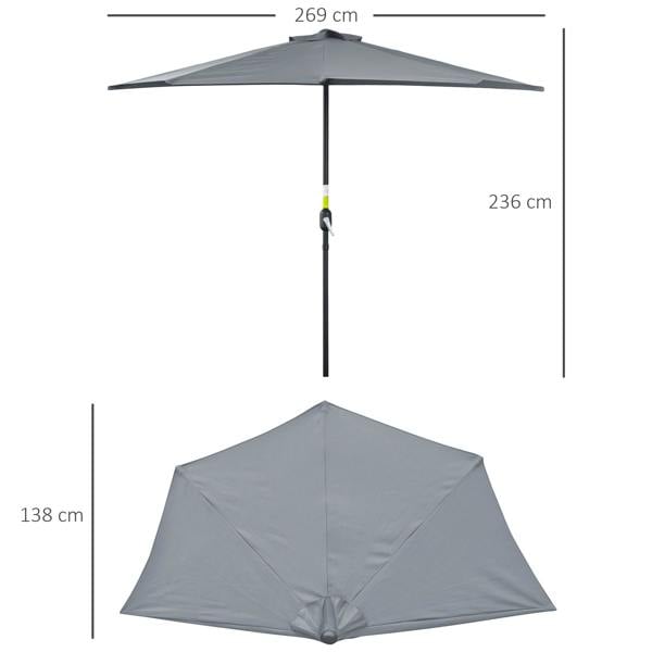 Half Patio Umbrella