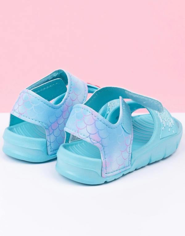 Disney Girls Green Ariel Sandals