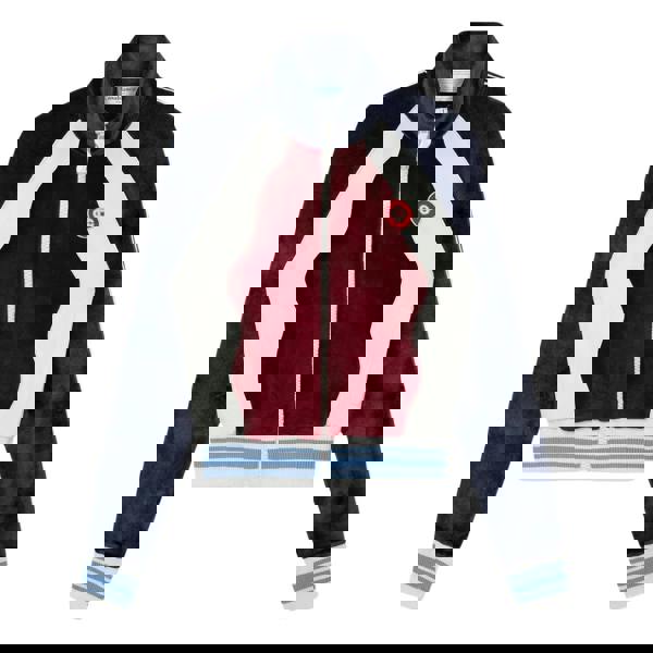 Casablanca Panelled Track Top Burgundy Jacket