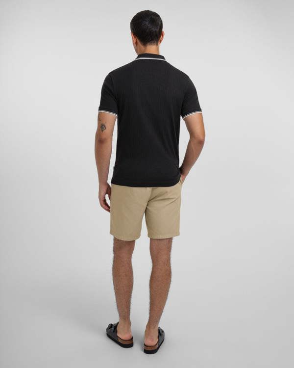 Steel & Jelly Bell - Ribbed Polo With Contrast Tipping