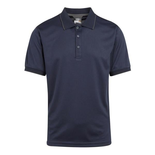 Regatta Professional Mens Short-Sleeved Polo Shirt - Navy/Seal Grey - 
