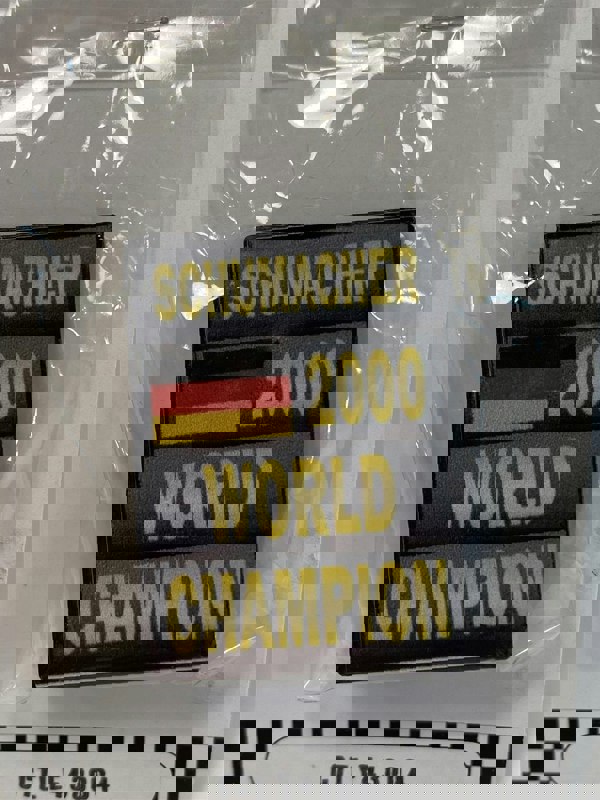 michael schumacher 2000 world champion f1 board signage 1:43 cartrix 43004
