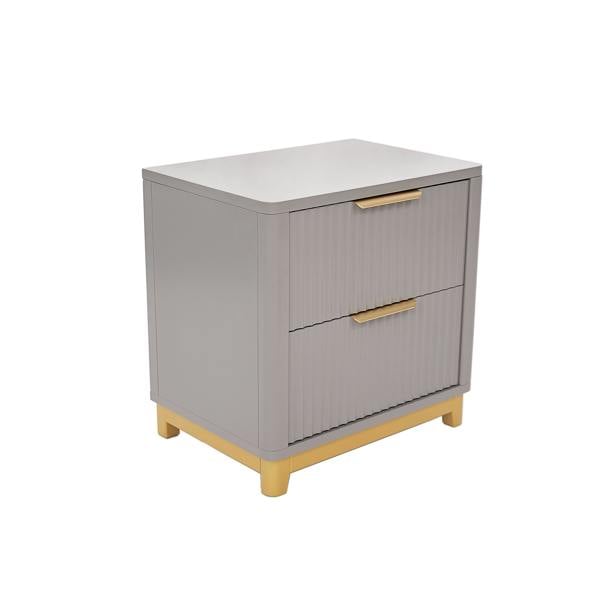 Cabinet Bits Molino 2 Drawer  Bedside Table