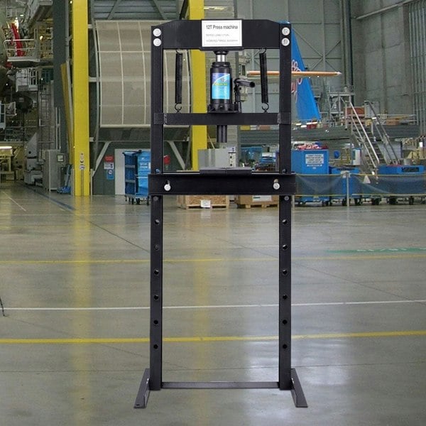 12 Ton Workshop Press Floor Standing Hydraulic H-Frame DIY Tools Living and Home 12 Ton