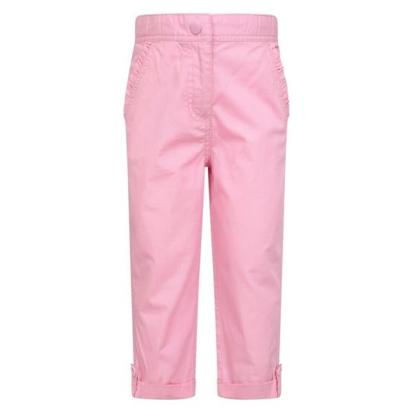 Mountain Warehouse Childrens/Kids Shore Capri Trousers - Pink - 