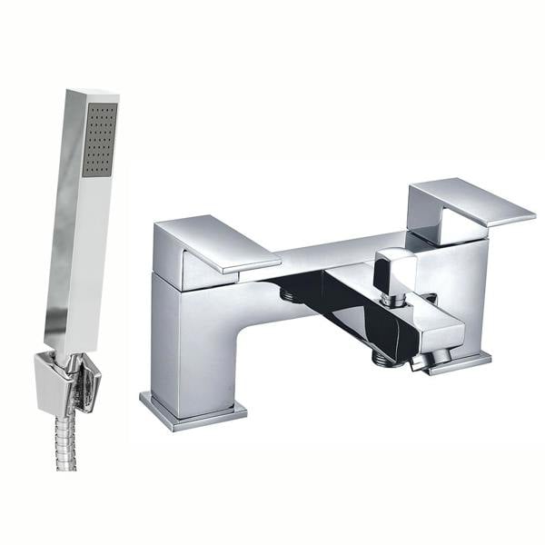 Flode Bolmen | Bath Shower Mixer | Including Handset and Holder | Chrome