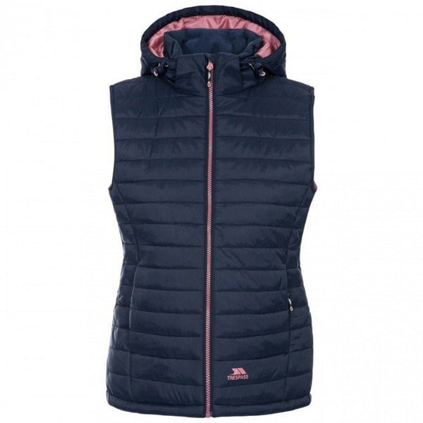 Trespass Womens/Ladies Aretha Casual Gilet - Navy Dusty Rose