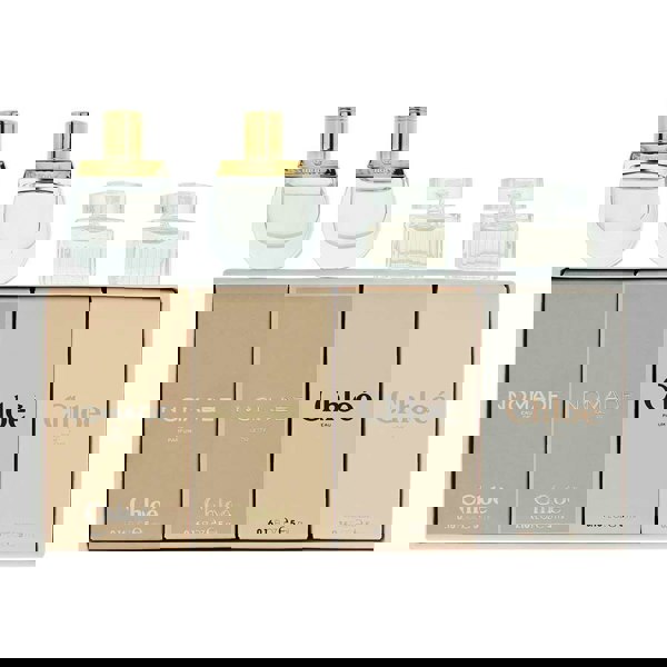 Chloé 4 Piece Gift Set: Chloé Nomade Eau de Parfum 5ml - Chloé Eau de Parfum 5ml - Chloé Nomade Eau de Toilette 5ml - Chloé Eau de Toilette 5ml