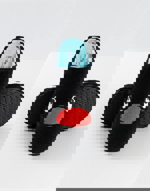 Pingu Womens Black Character Mule Slippers