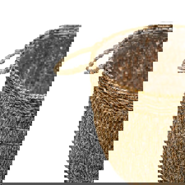 Ivyline Seagrass Lined Basket Natural Set of 2