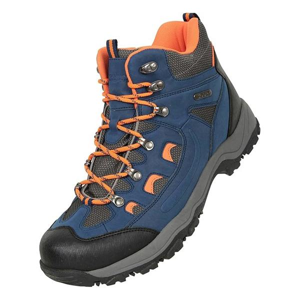 Mountain Warehouse Mens Adventurer Waterproof Hiking Boots - Bright Blue