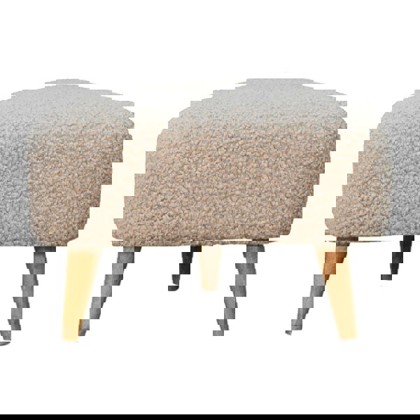 Artisan Furniture Mud Boucle Triangle Footstool
