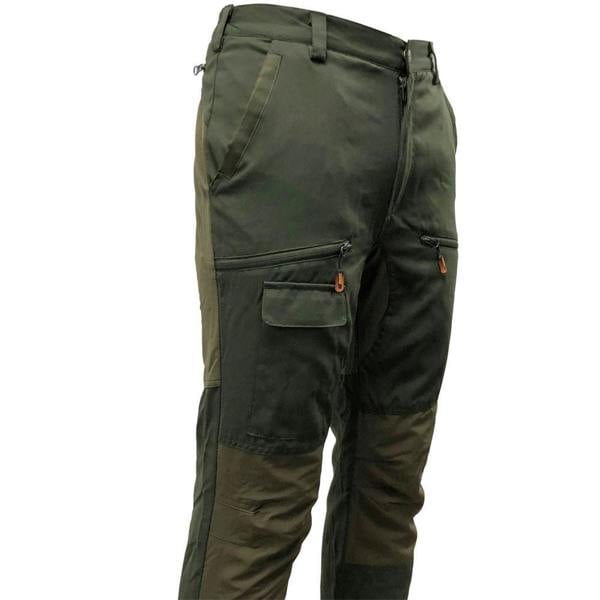 Green Game Scope Trousers with zipped pockets and a waterproof and breathable membrane 