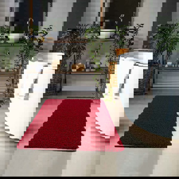 Shop Washable Red Shaggy Rug | 100% British Design |The Rugs