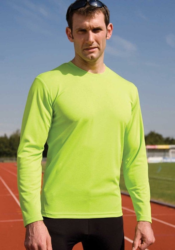 Spiro Men's Spiro Active Long Sleeve Tee {R-S254M}