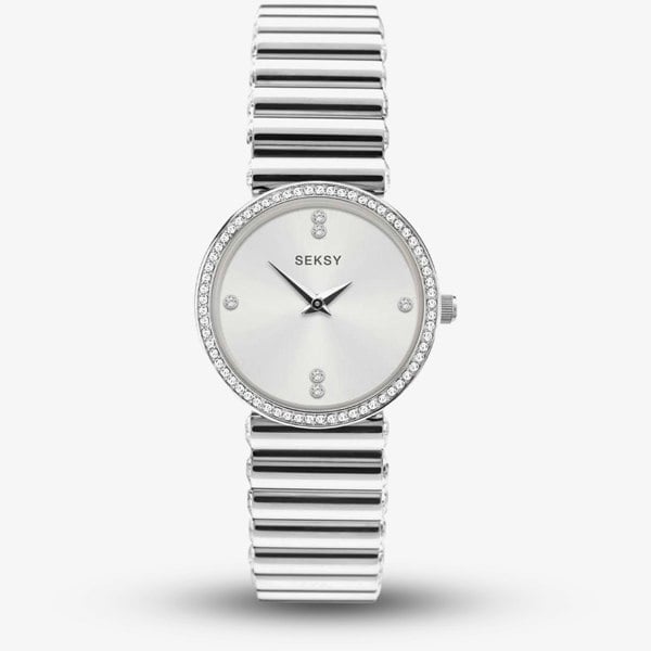 Sekonda Seksy Silver Crystal Watch 40044