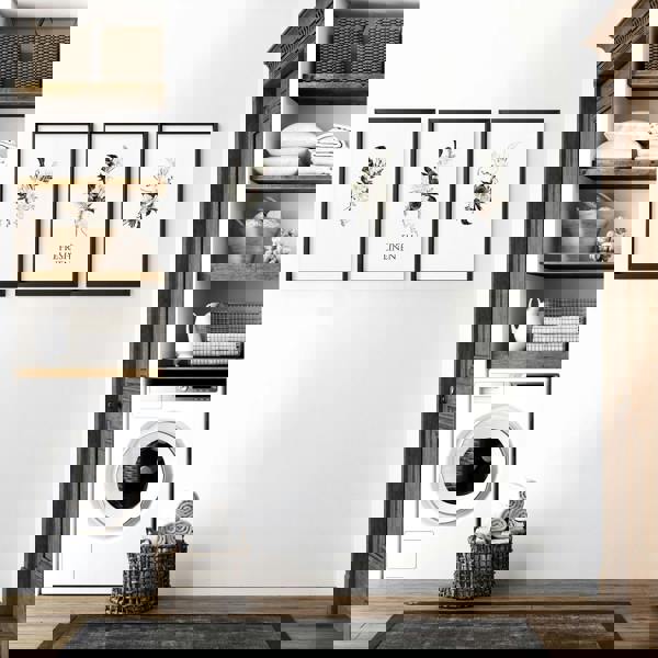 Wall Art For Laundry Room | Set of 3 wall art prints