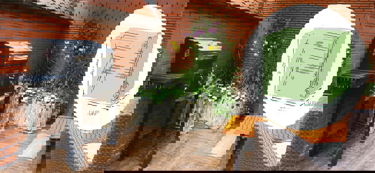 St Helens Home and Garden Water Resistant Trolley BBQ Cover