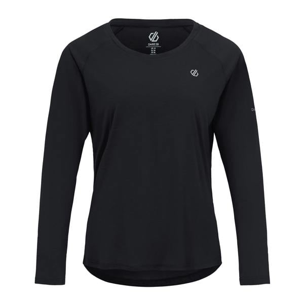 Dare 2B Womens/Ladies Serenity Long-Sleeved T-Shirt - Black