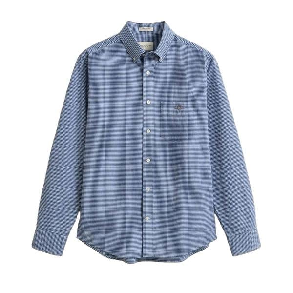 Gant Mens Fitted Shirt - Blue - 
