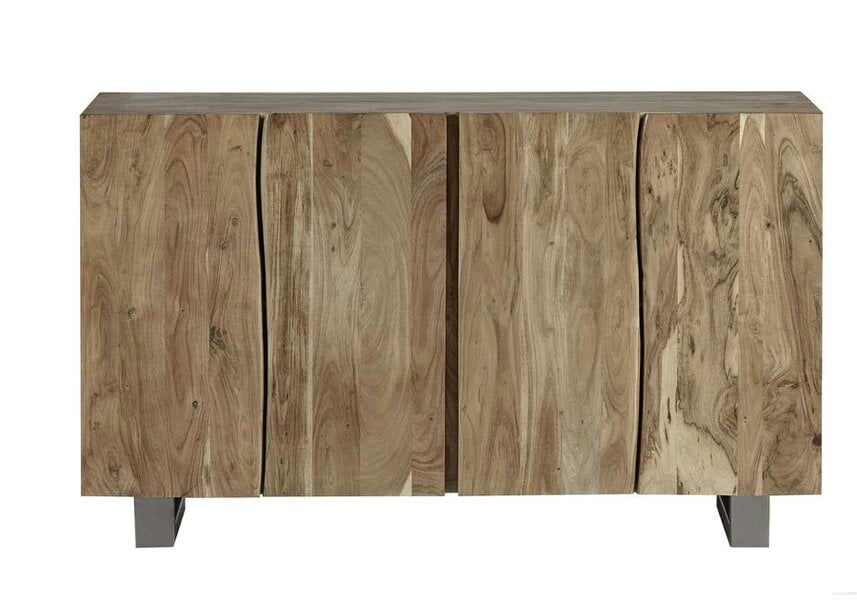 Wyld Haus Wellington Acacia Wood Modern Sideboard 4 Drawers