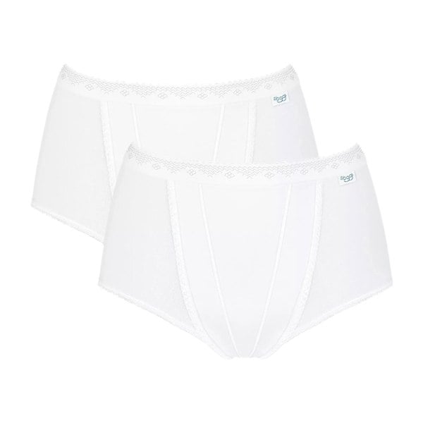 Sloggi Control 2-Pack Maxi Briefs, White