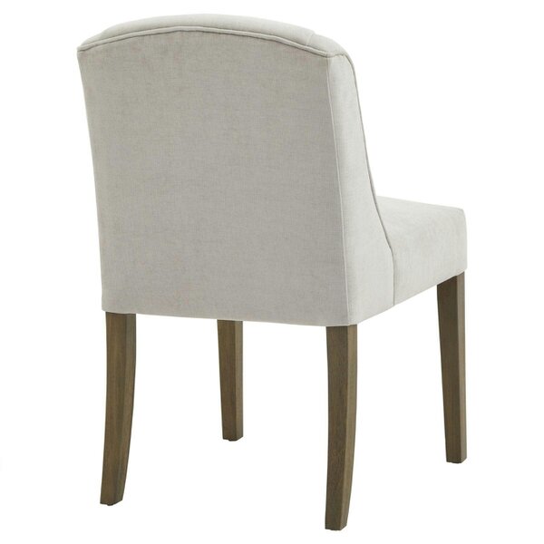 Wyld Haus Olargues Soft Grey Upholstered Dining Chair Pared Back
