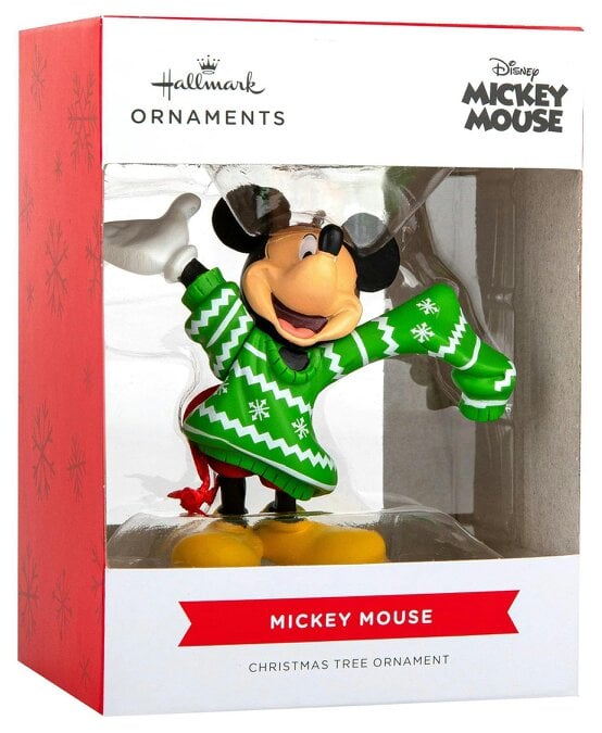 Disney - Mickey Mouse in Oversized Jumper Christmas Tree Ornament