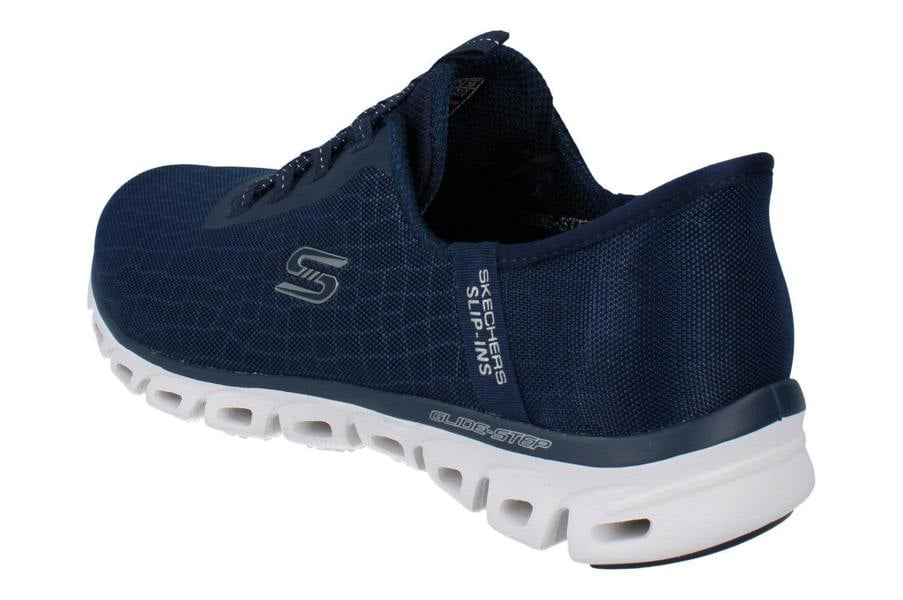 Skechers Hands Free Slip-Ins Glide Step - Prism Womens Trainers 104576 Shoes  NVY