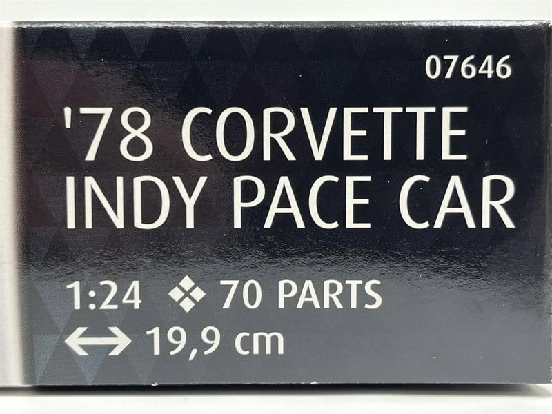 Revell 1978 Corvette Indy Pace Car 1:24 Scale Model Kit Revell 07646