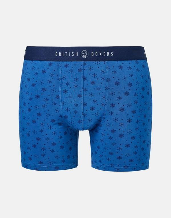 British Boxers Multipack! 4 Pairs of Men's Bamboo Stretch Trunks – Blizzard