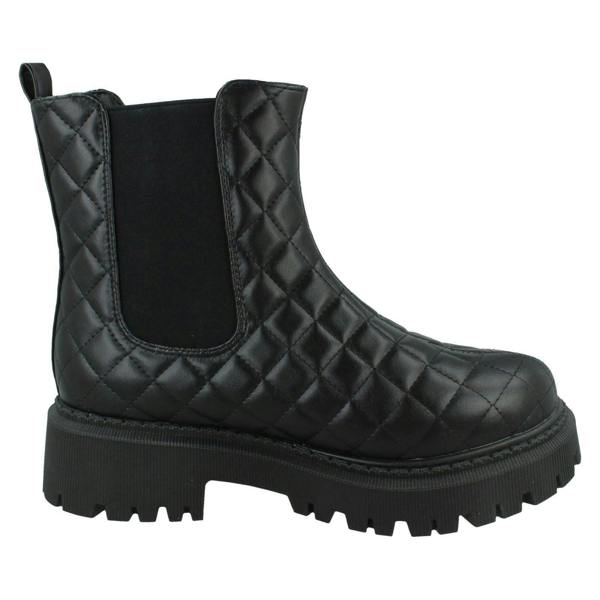 Spot On Ladies Spot On Chunky Ankle Boots F51171