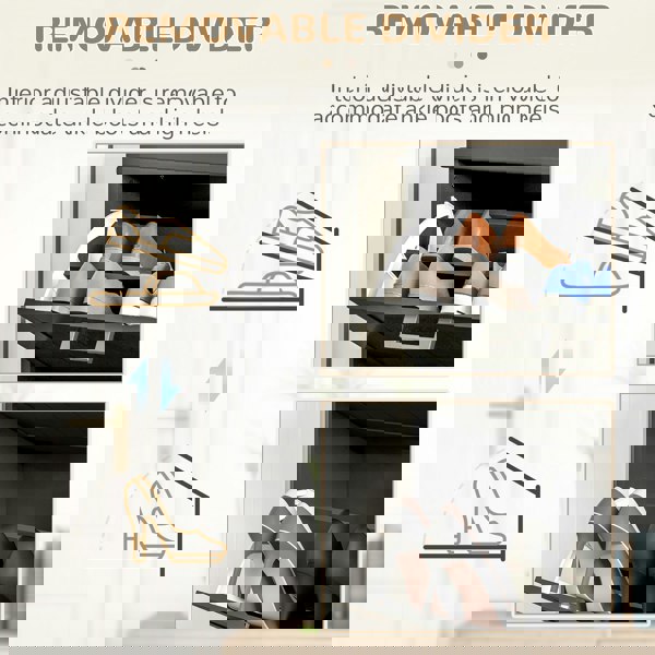 Flip-down Shoe Cabinet