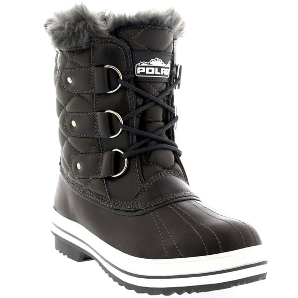 VIVA Polar Women's Snow Boot Quilted Short Winter Snow Rain Warm Boots