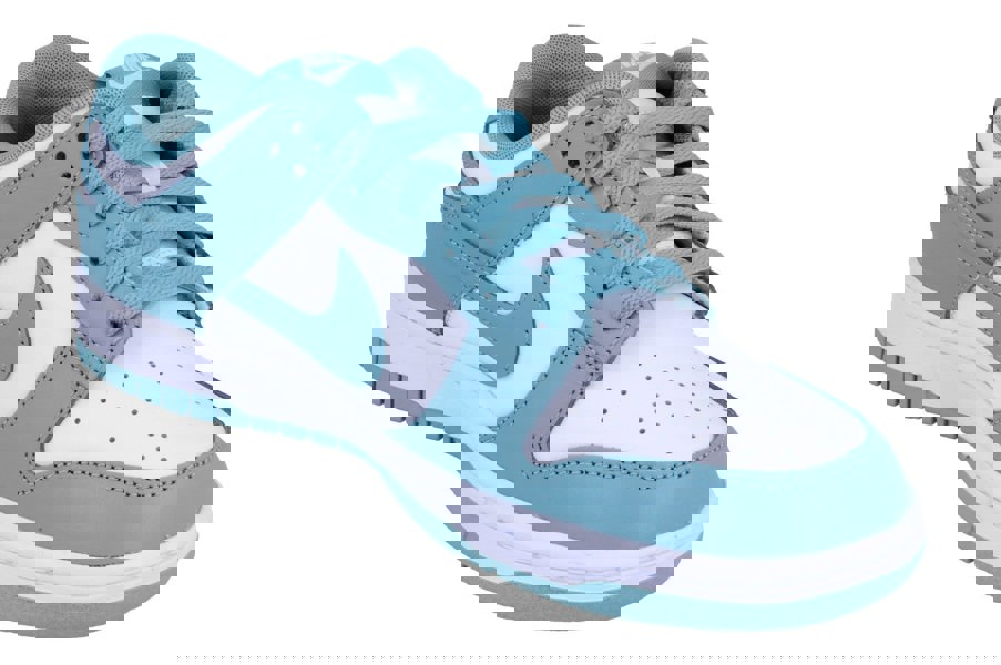 Nike Dunk Low Retro Mens Trainers Dv0833  106 - White Denim Turquoise 106 - Photo 3