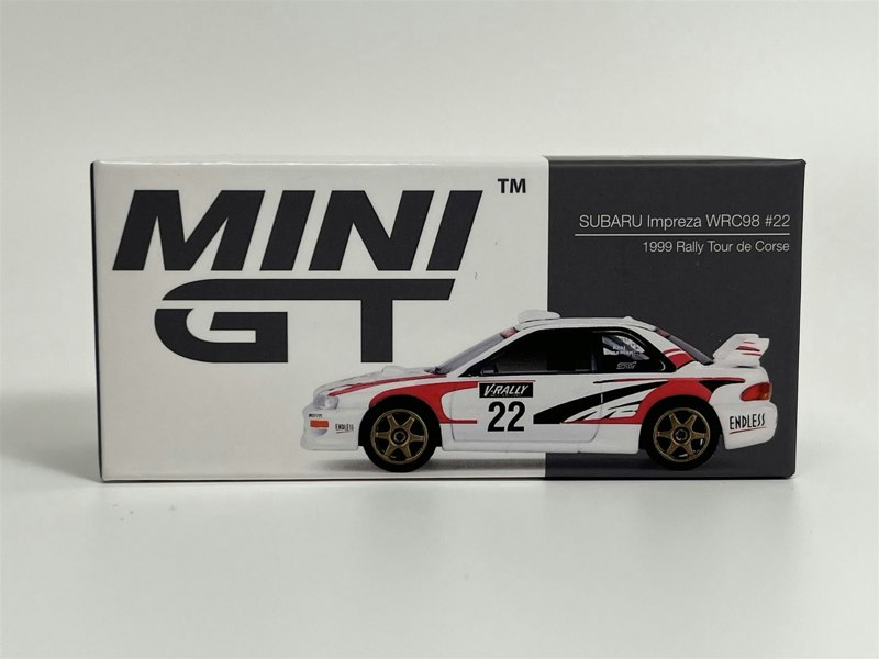 WRC Subaru Impreza WRC98 #22 1999 Rally Tour de Corse LHD 1:64 MGT00564L