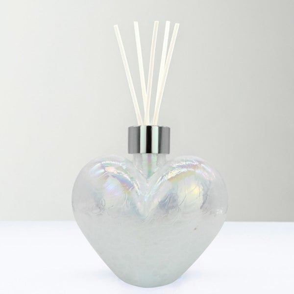 Reed Diffuser - Heart - White