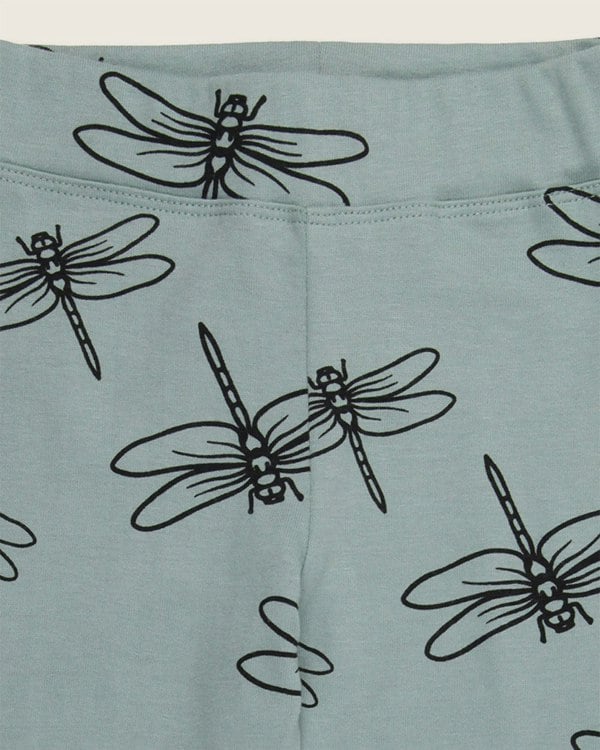 organic cotton Blue Damselfly Print Leggings - image 3