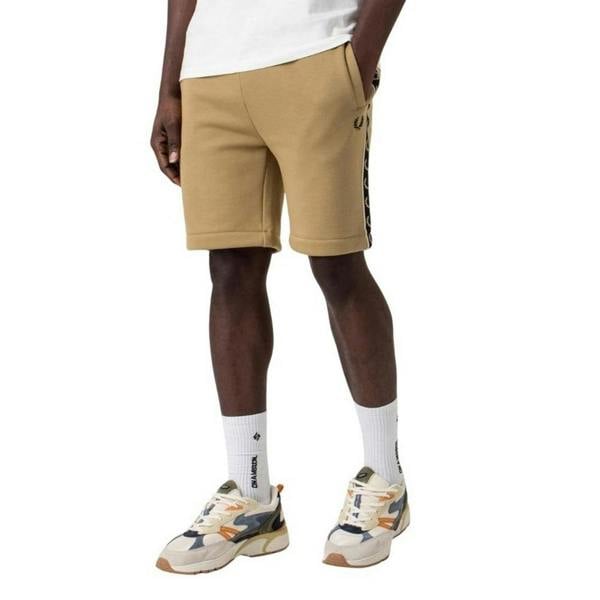 Fred Perry Unisex Adult Tape Shorts - Beige - 