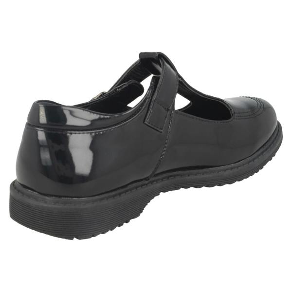 Cool For School Girls Cool For School T-Bar Buckle School Shoes H2433
