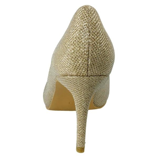 Spot On Ladies Spot On Wide Fit Court High Heels F90110