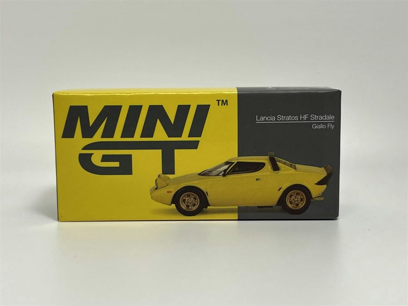 Mini GT Lancia Stratos HF Stradale Giallo Fly LHD 1:64 Mini GT MGT0077L