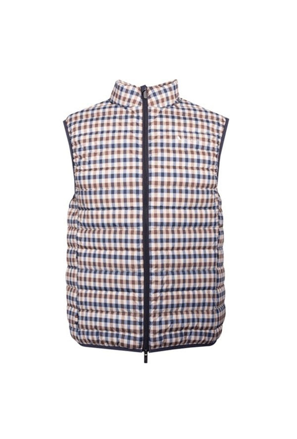 Aquascutum Men's Club Check Gilet