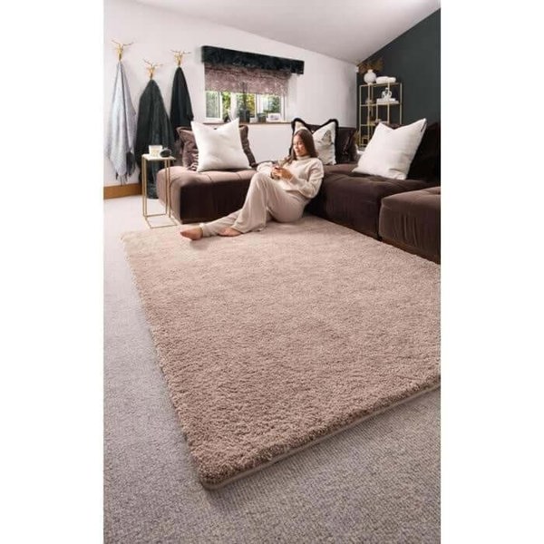 The Rugs Washable My Lux Plain Shaggy Rug | Soft & Luxurious