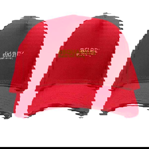 DSquared2 Sweat And Tears Logo Baseball Cap - Red - 